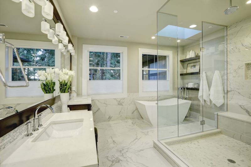 Wide Glass Shower Images